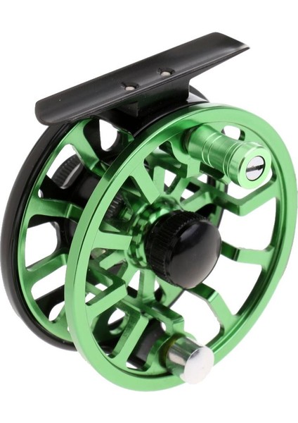 Cnc Işlenmiş Alüminyum Alaşımlar Sinek Balıkçılık Reel Sağ Solak 3 4WF Yeşil