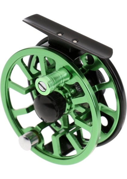 Cnc Işlenmiş Alüminyum Alaşımlar Sinek Balıkçılık Reel Sağ Solak 3 4WF Yeşil fırsatları