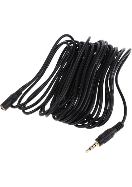 3.5mm Jack Ses Kulaklık Uzatma Kablosu Kulaklık Hattı Bilgisayarlar Için 6 M (Yurt Dışından)