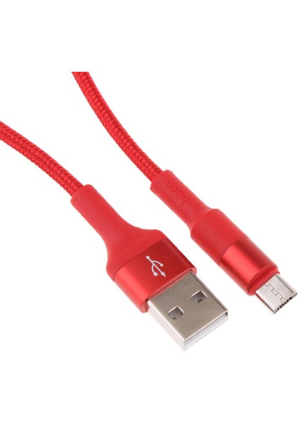 Usb Şarj Güç Kaynağı Adaptörü Android Cihazı Için Veri Kablosu Kırmızı (Yurt Dışından)