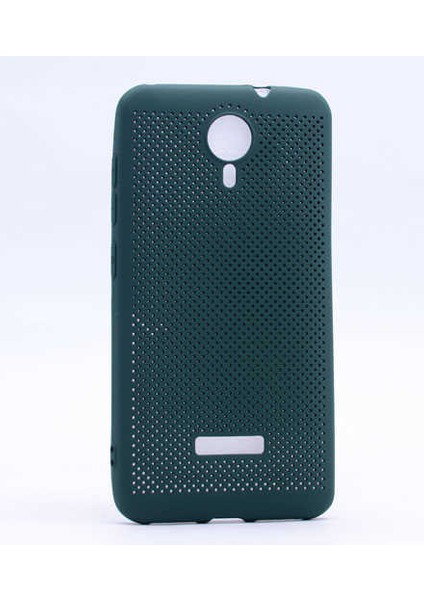 General Mobile 4g Android One Kılıf Ultra Ince Mat Esnek Delikli Silikon Kapak Yeşil