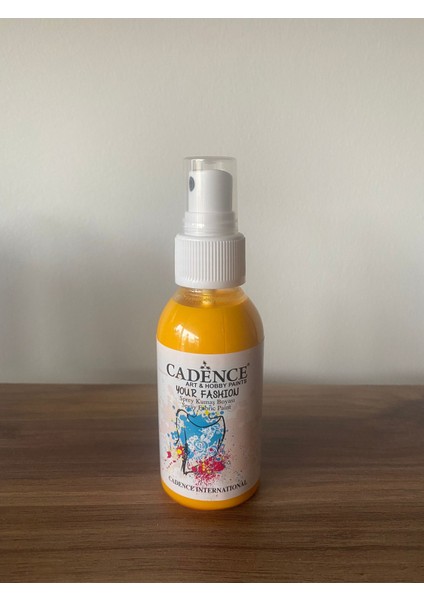 1102 Güneş Sarısı Sprey Kumaş Boyası 100 ml
