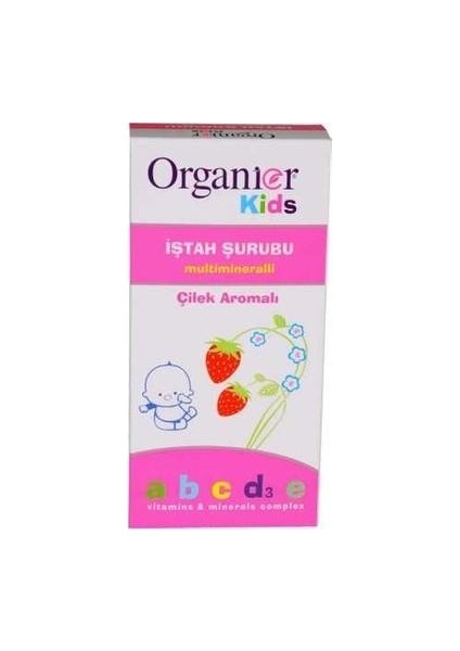 Kids Çilek Aromalı Şurup 200 ml