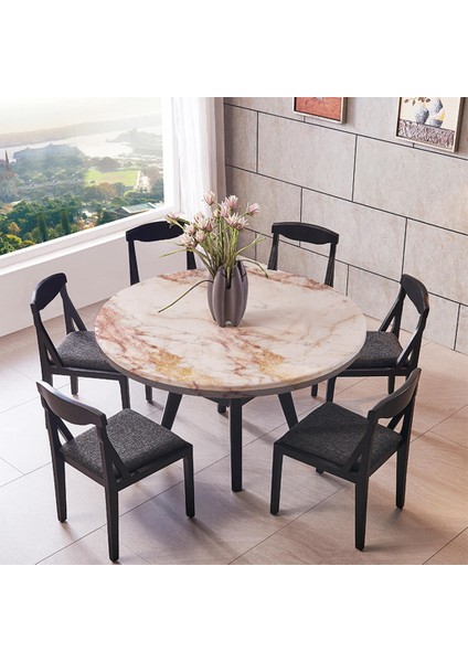 Kaymaz Polyester Yuvarlak Masa Örtüsü Masa Örtüsü Catering Olayları 59 "1.5m 02 B - 150cm (60 Inç) (Yurt Dışından)