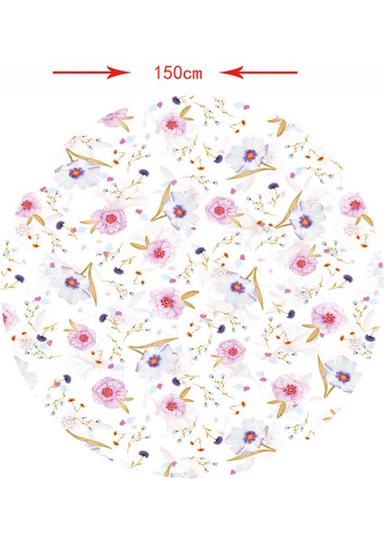 Kaymaz Polyester Yuvarlak Masa Örtüsü Masa Örtüsü Catering Olayları 59 "1.5m 05 E - 150cm (60 Inç) (Yurt Dışından)