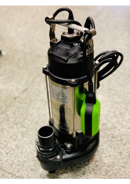 1,5 Hp Açık Fanlı Parçalayıcılı Pis Su Foseptik Dalgıç Pompa