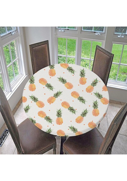 Kaymaz Polyester Yuvarlak Masa Örtüsü Masa Örtüsü Catering Olayları 59 "1.5m 03 C - 150cm (60 Inç) (Yurt Dışından)
