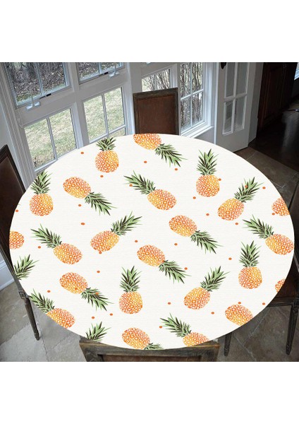 Kaymaz Polyester Yuvarlak Masa Örtüsü Masa Örtüsü Catering Olayları 59 "1.5m 03 C - 150cm (60 Inç) (Yurt Dışından)