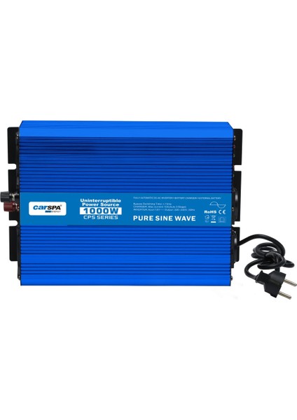 1000W 12V Şarjlı Tam Sinüs Inverter (Ups)