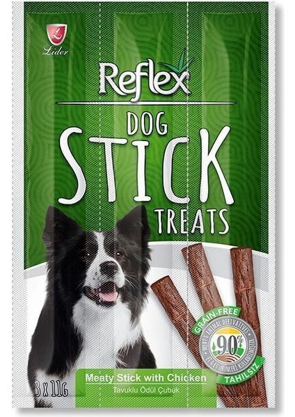 Tavuklu Stick Köpek Ödül Maması 3X11 gr
