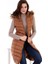 Z6684 Dewberry Bayan Yelek-Camel 1