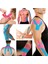 Kinesio Tape Crosstape Kinesio 5CMX5M Sporcu Bandı 4'lü Renk (Mavi-Ten-Kırmızı-Siyah Renkten 1 Er Adet) 4