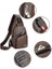 Moda Erkekler Göğüs Çantası Casual Crossbody Omuz Çantası (Kahverengi) (Yurt Dışından) 2