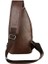 Moda Erkekler Göğüs Çantası Casual Crossbody Omuz Çantası (Kahverengi) (Yurt Dışından) 3