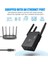 Wifi Internet Booster Kablosuz Sinyal Tekrarlayıcı Ap Range Genişletici Siyah (Yurt Dışından) 5