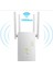 Wifi Internet Güçlendirici Kablosuz Sinyal Tekrarlayıcı Ap Aralığı Genişletici Beyaz (Yurt Dışından) 2