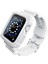 X-Smooth Apple Watch Uyumlu Seri 42/44 mm Kol Entegre Kayış - Beyaz 1