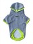 Basic Gri-Yeşil Polarlı Kapüşonlu Kedi Köpek Sweatshirt S 1