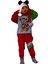Mini Miki Fare Noelbaba Baskılı Polar Unisex Kız-Erkek Çocuk Eşofman Takımı. 3'lü Set. 1-8 Yaş. 1