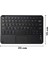 Samsung Tab A7 Lite 2021 8.7 Inch T220 Bluetooth Touchpad Klavye + Standlı Kılıf - Bkk5 4