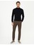 Erkek Lacivert Slim Fit Yarım Balıkçı Yaka Triko Kazak 50248534-VR033 5