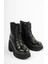 Hakiki Deri Siyah Kadın Deri Bot Trc-216510 4