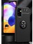 Samsung Galaxy A32 5g Kılıf Kamera Çıkıntılı Renkli Yüzüklü Standlı Mıknatıslı Kapak (Ravel) 3