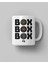 Box Box Box Formula 1 Temalı Baskılı Beyaz Kahve Kupa Bardak 1