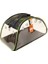 Ufo Kedi ve Köpek Taşıma Çantası Yeşil Piramit 48X26X27H cm 2