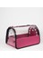 Şeffaf Flybag Pet Taşıma Çantası Pembe 26X43X27H cm 3