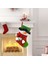1 Adet Klasik Peluş Noel Çorap Aile Asılı Tatil Ev Dekor Kardan Adam 4