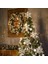 Ahşap Kar Tanesi Kolye Dıy Vintage Noel Ağacı Dekor Için Parti Ev Retro Renk 3
