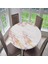 Kaymaz Polyester Yuvarlak Masa Örtüsü Masa Örtüsü Catering Olayları 59 "1.5m 02 B - 150cm (60 Inç) (Yurt Dışından) 3