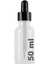 50 cc Şeffaf Damlalık Metal Siyah Sızdırmaz Kapaklı 50 ml Dropper Cam Serum Şişesi 1 Adet 1