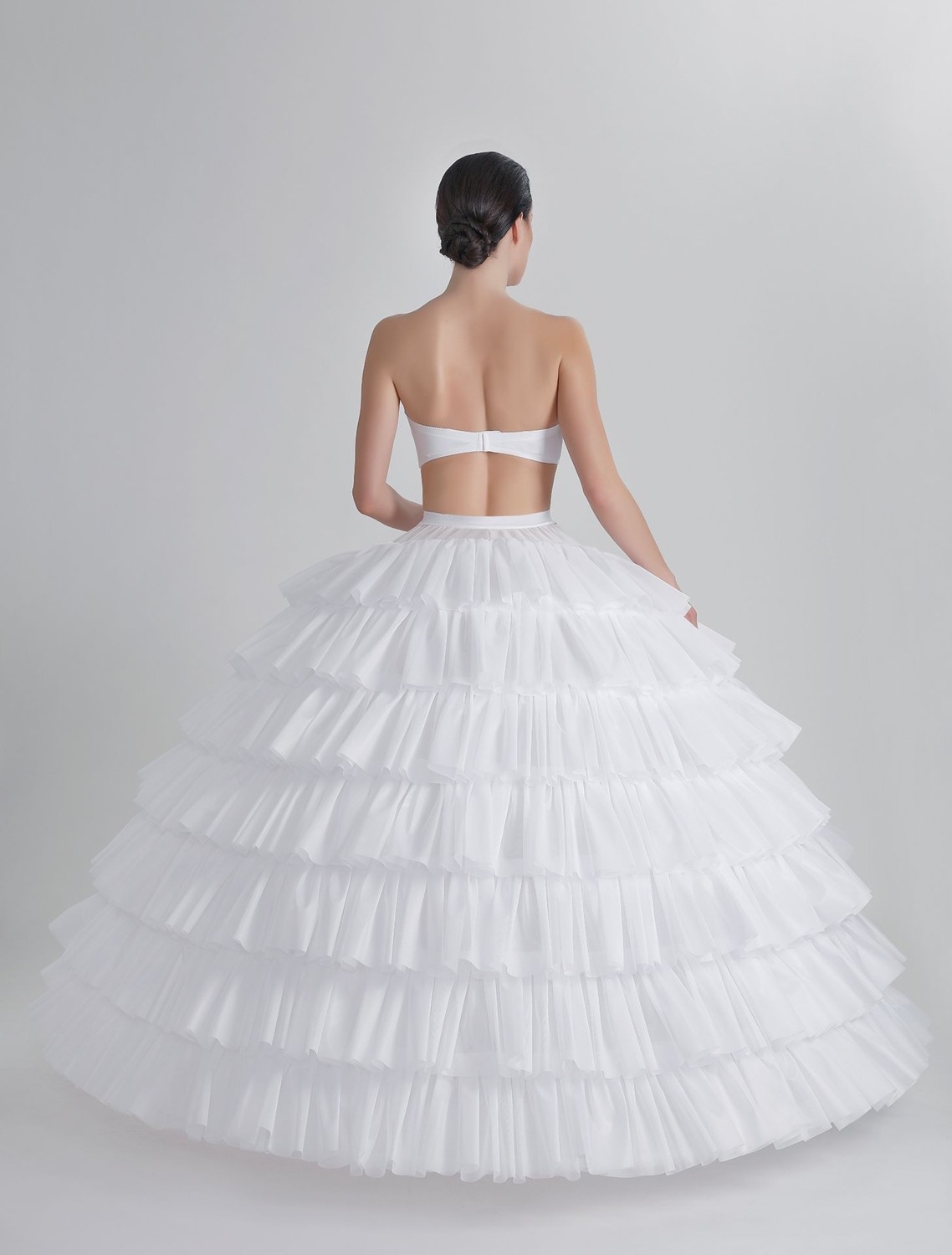 Mk Moda Atelier MKMODAATELIER 8 Telli Fırfırlı Jupon J-329E görsel 3