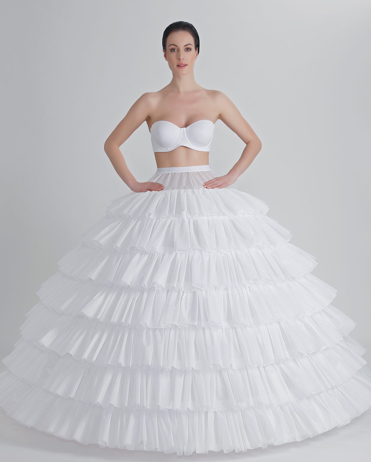 Mk Moda Atelier MKMODAATELIER 8 Telli Fırfırlı Jupon J-329E