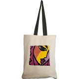 Arakne Atölye Renkli Kadın Desenli Tote Bag