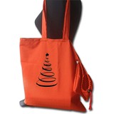 Atölye Arakne Yılbaşı Ağacı Desenli Tote Bag