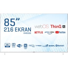 Onvo OV85500 85" 216 Ekran Uydu Alıcılı 4K Ultra HD webOS Smart LED TV