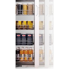 Huzur Mobilya Aksesuarları Teleskopik Raylı Boy Kiler ( 30 Cm)