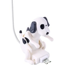 Flameer Başıboş Köpek Şarj Kablosu, Kambur Spot Köpek Smartphone Şarj Kablosu, Köpek Akıllı Telefon Şarj Çeşitli Modeller Için Uygun - Beyaz Mikro Usb (Yurt Dışından)