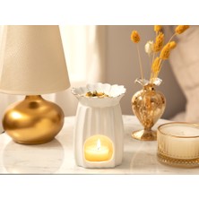 English Home Daisy Buhurdanlık 11 x 11 x 14 cm Beyaz