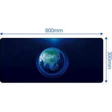 Yindiao Büyük Kauçuk Mouse Pad, Boyut: 800X300MM (Toprak) (Yurt Dışından)