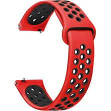 Microsonic Amaz Fit Bip Rainbow Sport Band Kordon Kırmızı Siyah