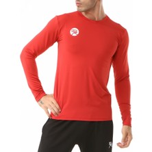 Raru Erkek Uzun Kollu T-Shirt Vıvus Kırmızı