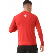 Raru Erkek Uzun Kollu T-Shirt Vıvus Kırmızı