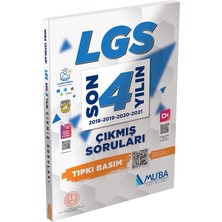 Muba Yayınları LGS Son 4 Yılın Çıkmış Sınav Soruları (2018-21)