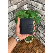 Guard Lacivert Çok Bölmeli Şık Deri Bayan Cüzdanı