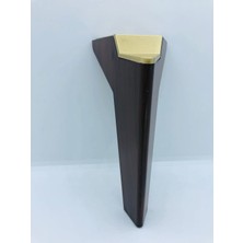 Karakoç Plastik, Paris,16 cm Ceviz-Gold  Koltuk,kanepe,mobilya Ayağı (4 Adet)