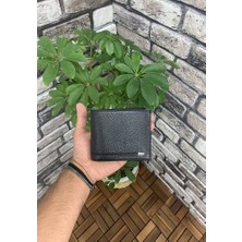 Guard Bozuk Paralıklı Siyah Deri Yatay Erkek Cüzdan